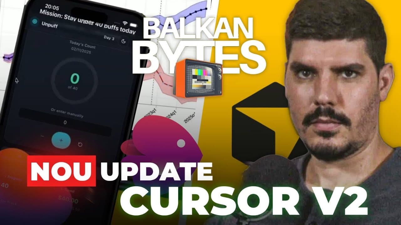 AI vs Juniori în IT: Testăm Cursor 2.0 Composer + Demo Live App | BALKAN BYTES